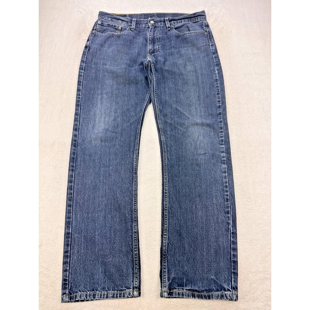 Levis 559 Jeans Men 36x34 Blue Relaxed‎ Straight Medium Fade Denim